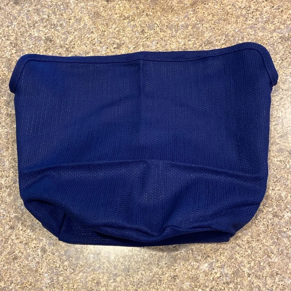 Longaberger Ice Bucket Fabric Liner Indigo Blue 28069144